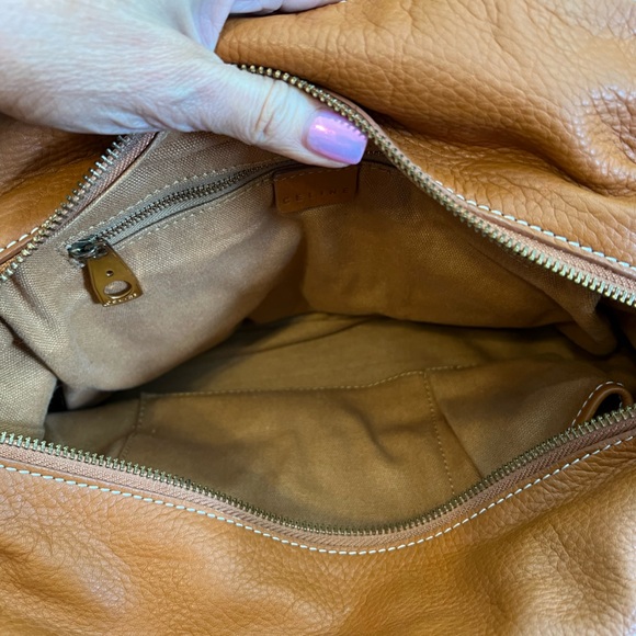 Authentic Celine Brown Leather Bag - Picture 8 of 9